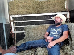 Was suppose to be splashing hay