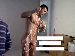 Meili Series - beefy Jock cub Showing His Hot Body ( Behind The scene )