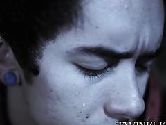Twink analrailed after sensual blowjob