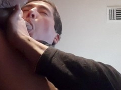 Mature Latin man's massive load erupts in my eager mouth