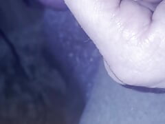 Candle wax peehole insert
