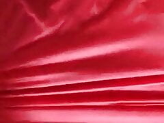Red nightgown cummed on by stranger