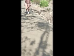 Risky Walk down the middle of the road