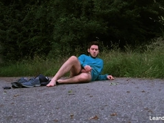 Caught taking a urinate and stroking off outdoors - mary public exhibitionist