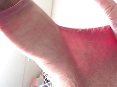 Sunny Sunday foreskin stretching - wooden spoon 2