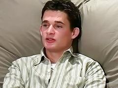 Hot amateur jerks off his throbbing cock