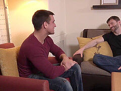lovable men Jordan and Denis having super-fucking-hot one on one sex