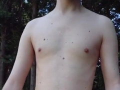 Nude walk on the road!