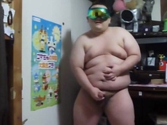 Chinese Chub Faps Off Solo