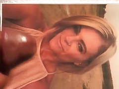 Amatuer Blonde MILF Cum Tribute