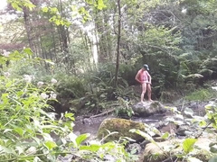 Exib session at my little oasis (half naked) #2