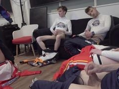 Sucking cock, gang-bang, oral