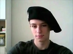 RUSSIAN teen 18+ BOY JERKS AND CUMS ON WEBCAM