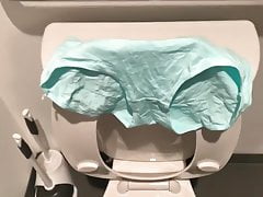Aunty panty flushed