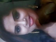 Hot cock tribute for Kannada actress Karunya
