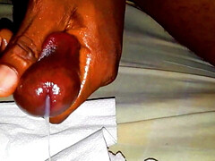 I can't believe he did this! Big black gay big dick amateur BBC cum load PT 25