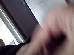 Me having a few quick strokes