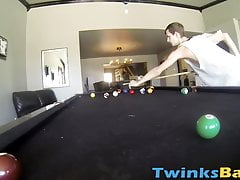 Young man gets fucked by his friends after giving double BJ