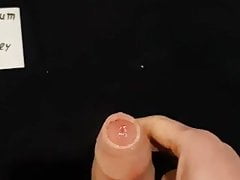 Erik empties his big cum filled balls for me