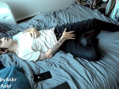 Youngster Edges Himself Until He Can't Take it Anymore