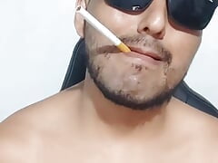 Alpha male spitting and humiliating in your face