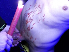 Happy Valentine's Day, nipple and wax play