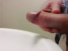 Jacking off with cumshot