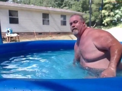 Naked Pool Dad