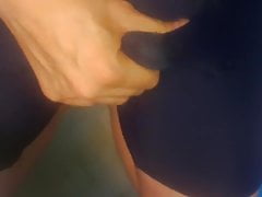 Cum in lycra