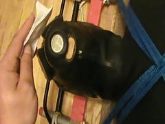 Restrained rubberslave gets an electro - II