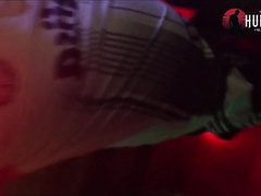 Public hook-up at the soiree