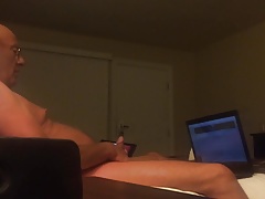 Masturbating while caming