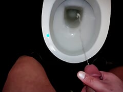 Alpha Channel Video Me cumming into Toilette