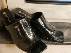 Cum on Black Mules per user request
