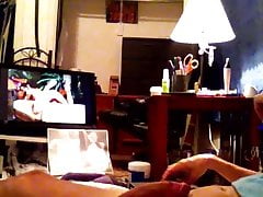 jerking off to porn while really turned on