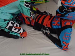 Unpacking Fox Helmet, Googles Cum, Blowjob
