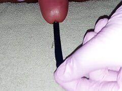 Peehole insertion & cumshot