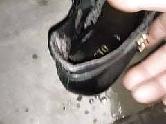 Peeing in her stilettos is a treat