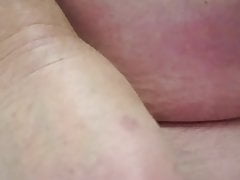 Pushing pins in ball sack onto cardboard piece