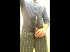 woke up firm cut prick had to pee and shoot jizm to desparate ease