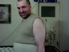 Big muscle bear, big muscles, fag