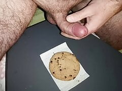 New breakfast with sperm cookie!