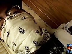 Thug jock strokes his straight cock before spilling jizz