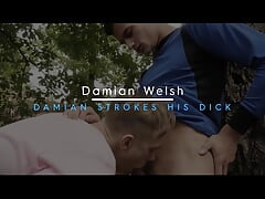 Horny Gay Jock Damian Welsh Strokes Hard Cock