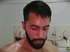 Jerking off so horny after working out