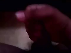 Wiggling my Latino uncut cock