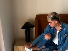 Another bleached Latino blond who loves sucking cocks