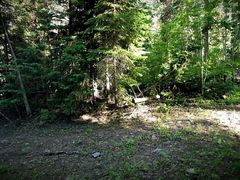 Ghosts walking on haunted pathway in the rocky mountains. Halloween, Nature, Public, Outdoor