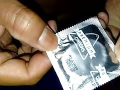 Cumming in condom