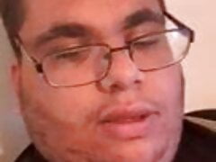 Hard jerking and glasses fall of !